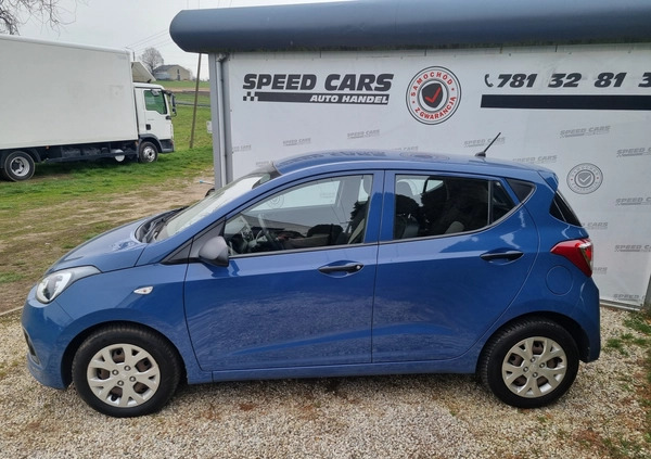 Hyundai i10 cena 23999 przebieg: 100864, rok produkcji 2015 z Drohiczyn małe 154